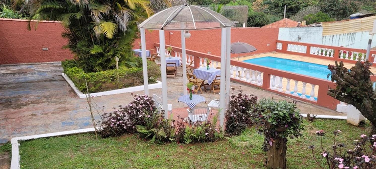 Linda Chacara Com Piscina Churrasqueira E Wi-Fi Mairinque Exterior photo